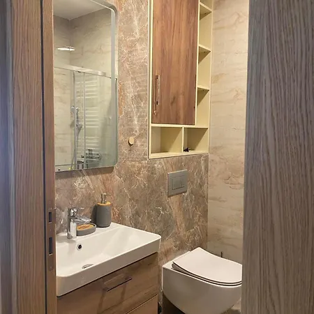 New, Complete Equipped With Spa, Indoor Pool And Parking Place Daire